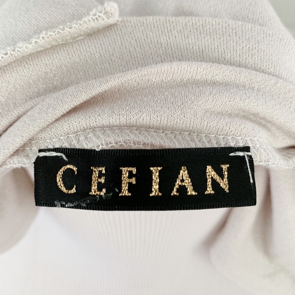 Cefian Cream Bodycon Sleeveless Mini Dress Small - Picture 6 of 7